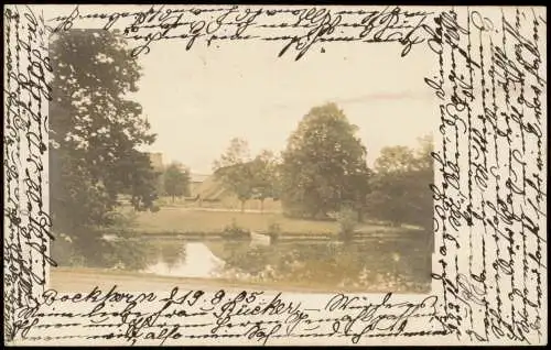 Ansichtskarte Bockhorn (Friesland) Stadtpartie BAUERNHÄUSER 1905 Privatfoto