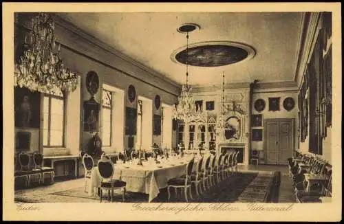 Ansichtskarte Eutin Rittersaal Großherzogliches Schloss 1910