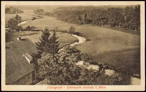 Ansichtskarte Bad Fallingbostel Böhmepartie unterhalb d. Mühle 1922