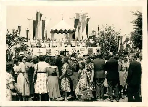 Foto Köln kat. Kirchentag Geistliche Bühne 1956 Foto