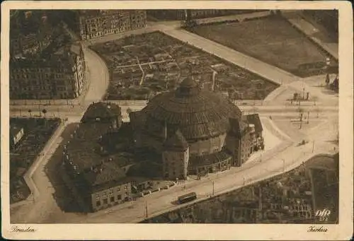 Innere Neustadt-Dresden Luftbild Zirkus Sarrasani aus 200m Höhe 1928