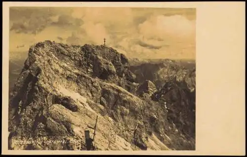 Grainau Zugspitze - Wettersteingebirge Ostgipfel 1928 Privatfoto