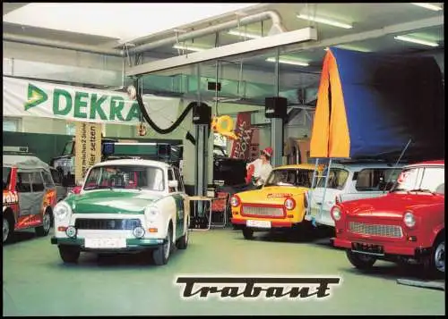 Ansichtskarte Zwickau Trabant / Trabi Auto Mobile Trabantausstellung 2001