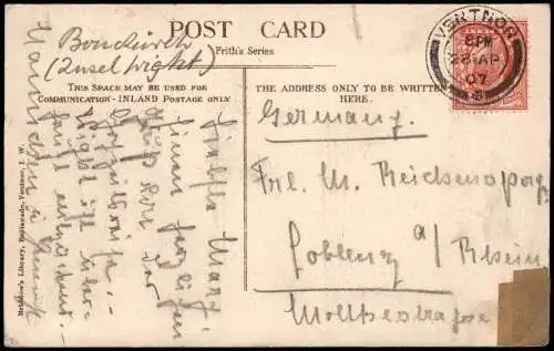 Ventnor (Isle of Wight) Ventnor  Bonchurch, Isle of Wight 1907