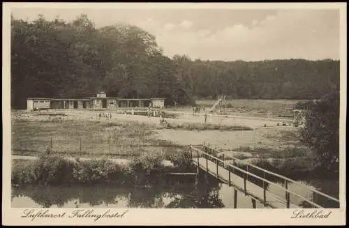 Ansichtskarte Bad Fallingbostel Freibad Schwimmbad Liethbad 1920