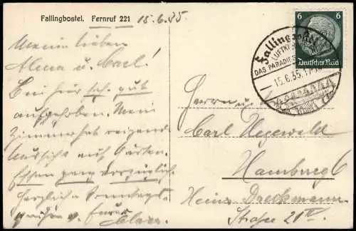 Bad Fallingbostel Pension Jul. Neupert (Außenansicht, Gebäudeansicht) 1935