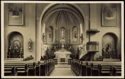 Ansichtskarte Fridingen an der Donau Kath. Stadtpfarrkirche Kanzel Altar 1938