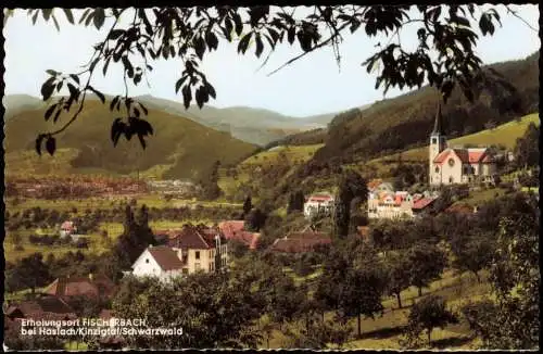 Fischerbach-Haslach im Kinzigtal Ortsansicht Fischerbach  Schwarzwald 1969