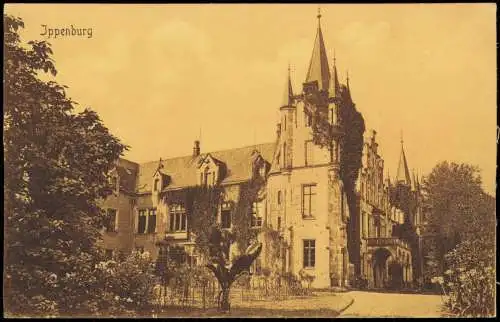 Ansichtskarte Bad Essen Schloss Ippenburg (Castle Building) 1910