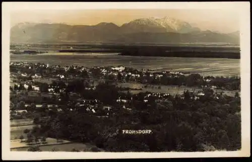 Ansichtskarte Frohsdorf-Lanzenkirchen Ortspanorama von Frohsdorf 1942