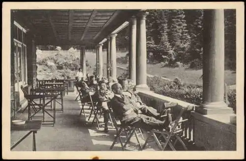 Hemer Veranda Genesungsbeim Frönspert der  Ortskrankenkasse Dortmund 1930