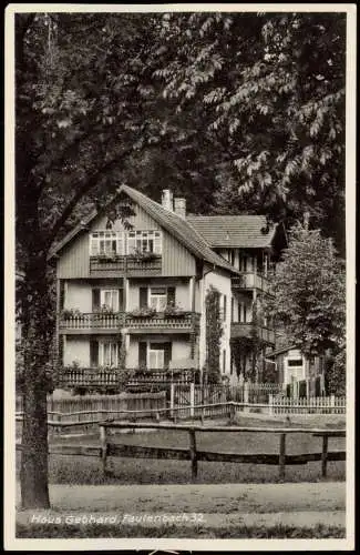 Bad Faulenbach-Füssen Haus Gebhard, Faulenbach (Gebäude-Ansicht) 1930