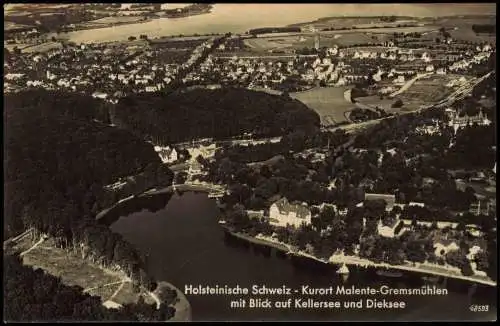 Bad Malente Gremsmühlen Luftbild Luftaufnahme  Blick auf Kellersee Dieksee 1929