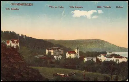 Bad Malente Gremsmühlen Villen Holm, Augusta, Victoria Eulenlug am Dieksee 1910