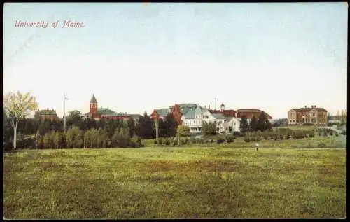 Postcard Maine Unsortiert Maine (allgemein) University of Maine 1910