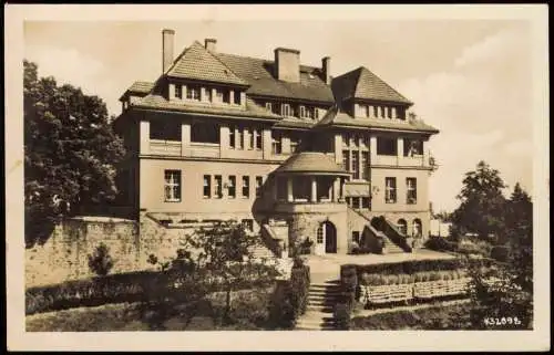 Ansichtskarte Gernrode-Quedlinburg FDGB Ferienheim Stubenberg 1953