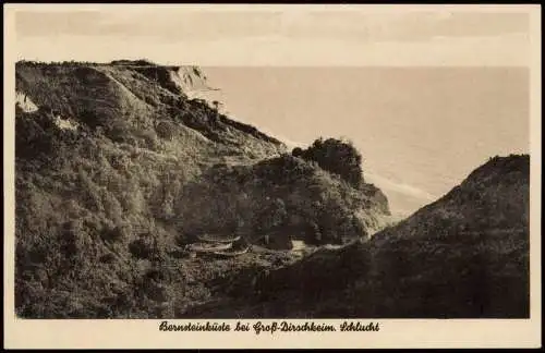 Groß Dirschkeim Rauschen Донское   Bernsteinküste Schlucht Ostpreußen 1937