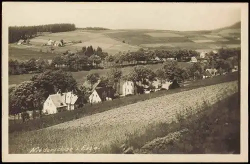 Ansichtskarte Niederschlag-Bärenstein (Erzgebirge) Stadtpartie 1930