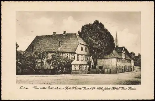 Ansichtskarte Eutin Das alte Rektorhaus Hotel Voss-Haus. 1928