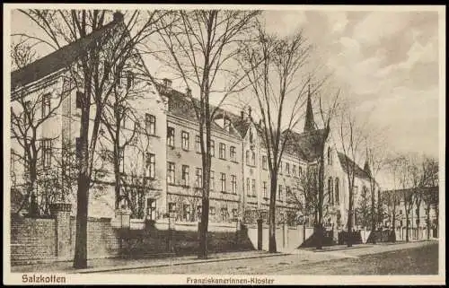 Ansichtskarte Salzkotten Franziskanerinnen-Kloster 1918