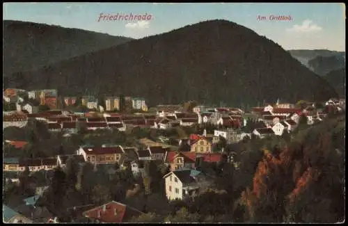 Ansichtskarte Friedrichroda Am Gottlob. 1913