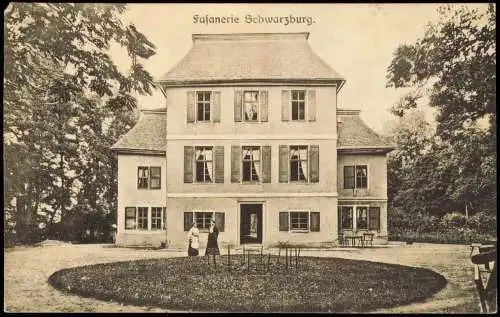 Ansichtskarte Schwarzburg Fasanerie 1914