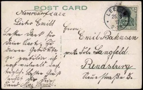 Postcard Gibraltar Rosia Bay Gibraltar Panorama 1912