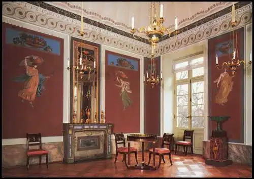 Ludwigsburg Pompeijanisches Zimmer im Favorite-Schloß  (1717-1723) 1980