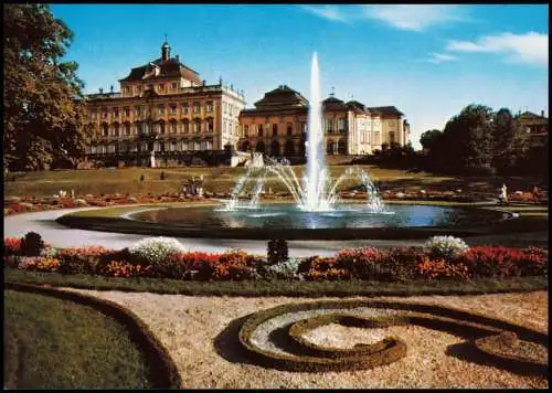 Ludwigsburg Residenzschloss Gartenschau Blühendes Barock Planie Fürstenbau 1980