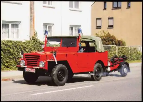 Gornau Erzgebirge Kommandowagen Horch P 2 M der FFW Feuerwehr 2004