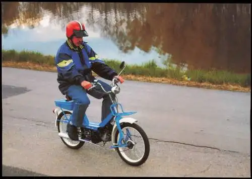 Simson Mofa SL 1 S zum Festzug 125 Jahre Feuerwehr Köthensdorf-Reitzenhain 2006