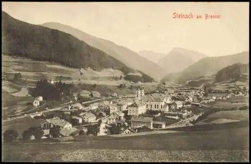 Ansichtskarte Steinach (Brenner) Stadtblick 1900