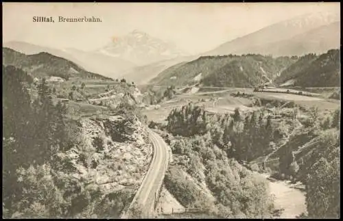 Ansichtskarte St. Jodok am Brenner Silltal, Brennerbahn. 1912