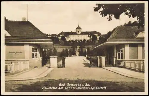 Bad Gottleuba Berggießhübel Heilstätte der Landesversicherungsanstalt 1930