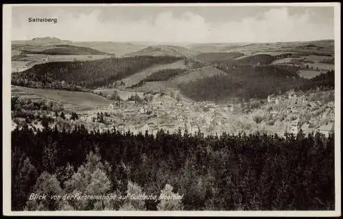 Bad Gottleuba Berggießhübel Panorama-Ansicht Blick von der Panoramahöhe 1920