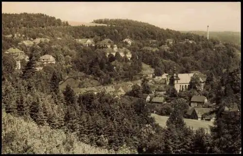 Bad Gottleuba-Bad Gottleuba-Berggießhübel Panorama-Ansicht zur DDR-Zeit 1962