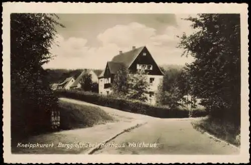 Bad Gottleuba Berggießhübel Straßen Partie   Kurhaus Waldhaus zur DDR-Zeit 1960