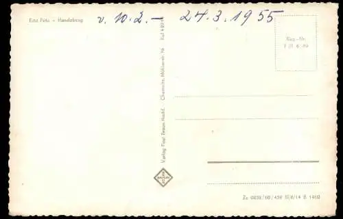 Bad Gottleuba Berggießhübel Straßen Partie   Kurhaus Waldhaus zur DDR-Zeit 1960