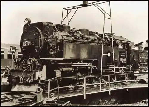 Wernigerode Harzquerbahn - Dampflokomotive Typ: 99 0246-1 -  1985