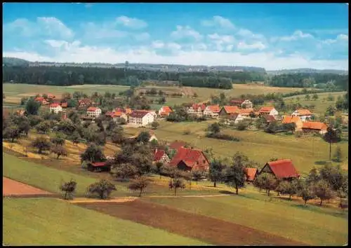 Ansichtskarte Speßhardt-Calw Panorama Gesamtansicht von Speßhardt 1975