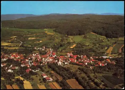 Ansichtskarte Kenzingen Blick auf den Ortsteil NORDWEIL 1980