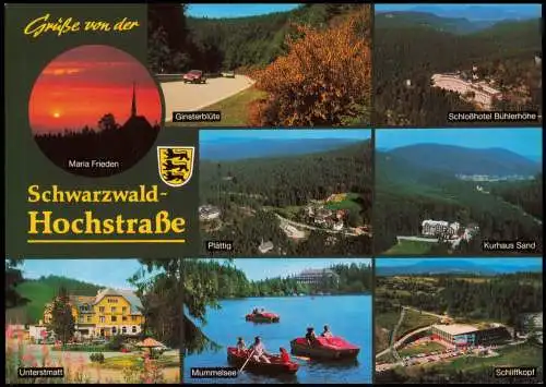 Schwarzwald (Allgemein) Mehrbild-AK Grüße von der Schwarzwaldhochstraße 1990