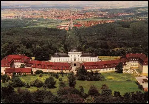 Ansichtskarte Stuttgart Schloss Solitude vom Flugzeug aus, Luftaufnahme 1975