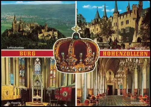 Ansichtskarte Hechingen Mehrbild-AK Burg Hohenzollern u.a. Luftaufnahme 1994