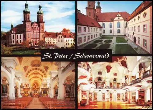 St. Peter (Hochschwarzwald) Seminar- und Pfarrkirche (Mehrbildkarte) 1994