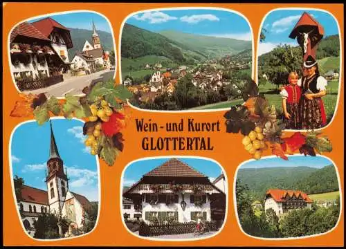 Ansichtskarte Glottertal Mehrbildkarte GLOTTERTAL im südl. Schwarzwald 1990