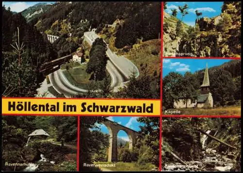 Hirschsprung-Breitnau Höllental  Hirschsprung Ravennamühle Ravennaviadukt 1980