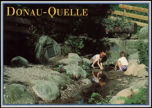 Furtwangen (Schwarzwald) DONAU-QUELLE Gasthof Kolmenhof an der Donauquelle 1984