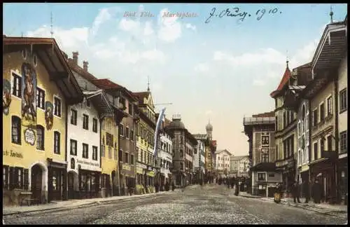 Ansichtskarte Bad Tölz Marktplatz 1910