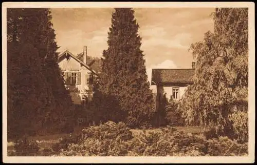 Ansichtskarte Wernigerode Mittelelbehaus Parkansicht Friedrichstrasse 53 1928